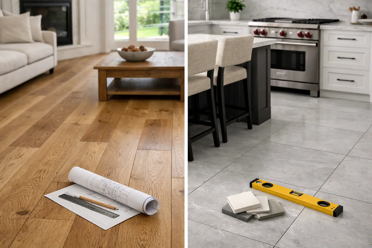 Hardwood Flooring vs Porcelain Tile: NJ Guide
